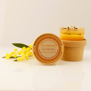 Saffron and Wattleseed Goats Milk Soap